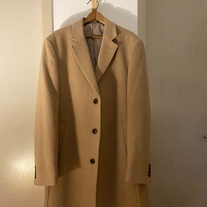 Ralph Lauren Camel Hair Trench Coat - Men's Large